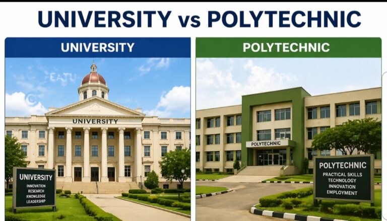University vs polytechnic